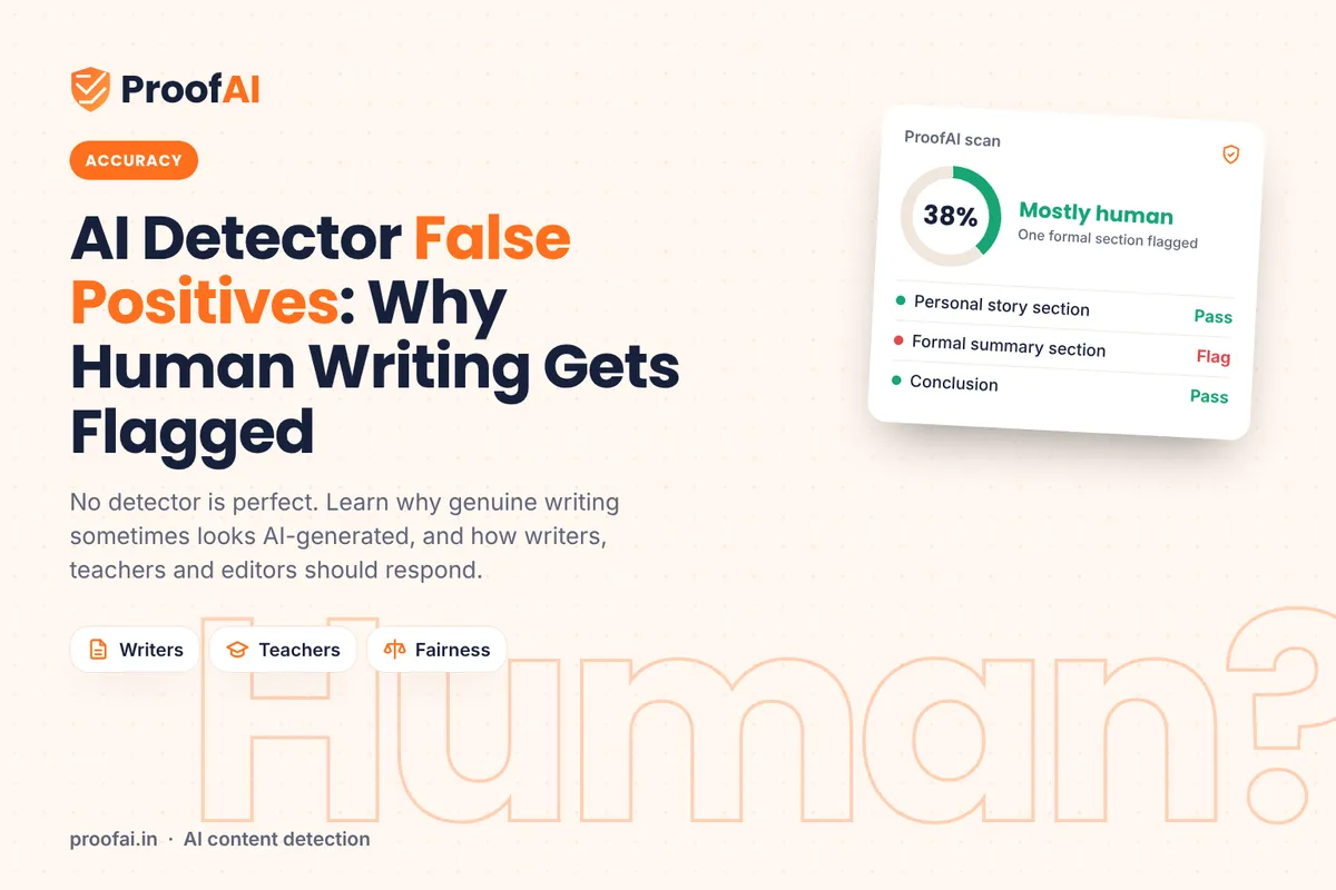 AI Detector False Positives: Why Human Writing Gets Flagged
