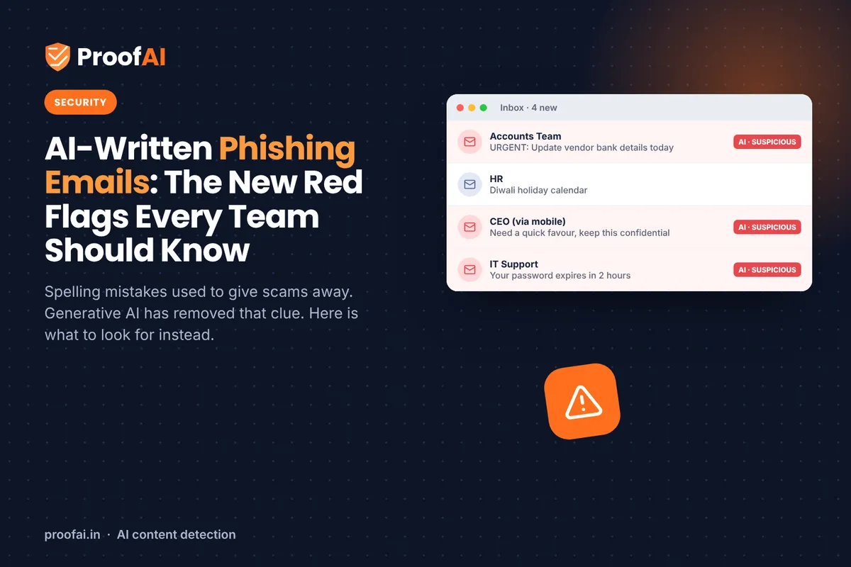 AI-Written Phishing Emails: New Red Flags for Teams