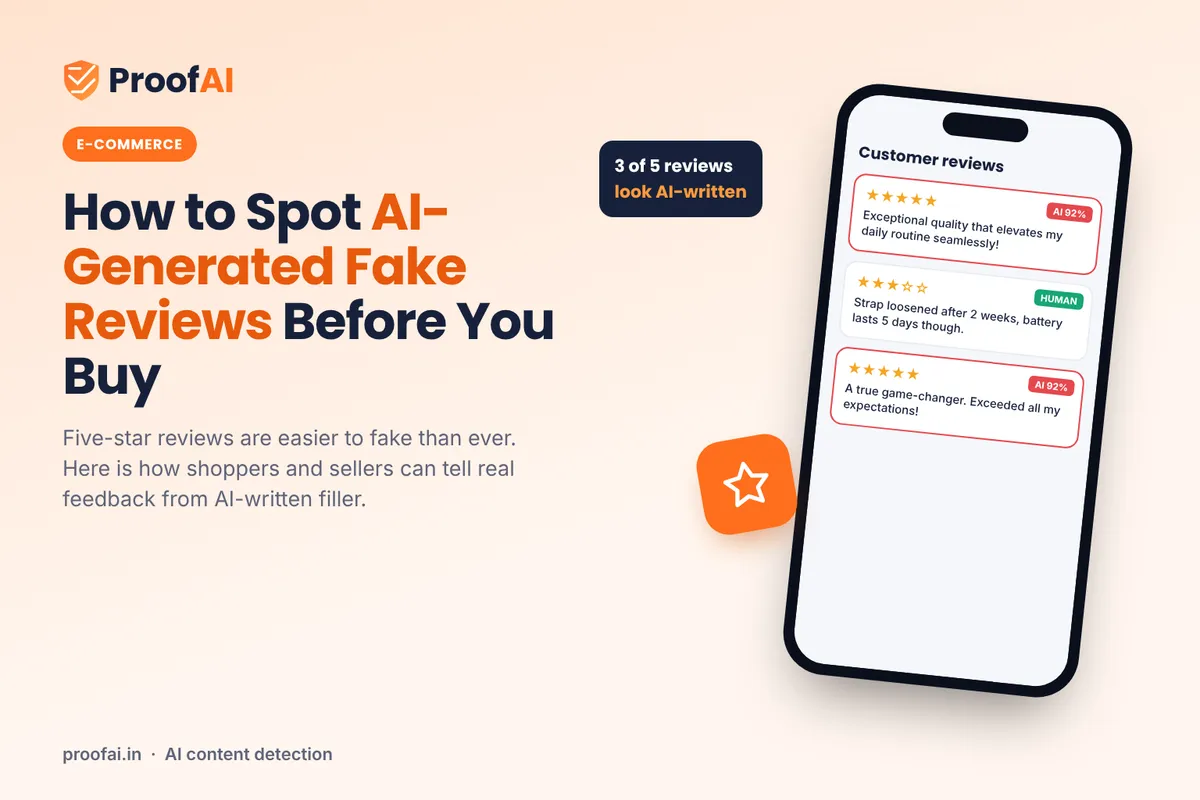 How to Spot AI-Generated Fake Reviews Before You Buy