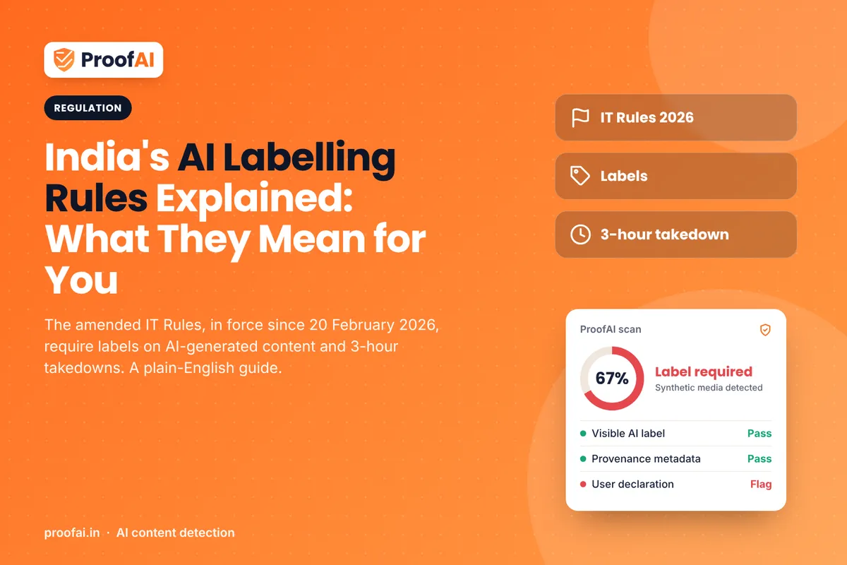 India's AI Labelling Rules 2026: What the IT Rules Require